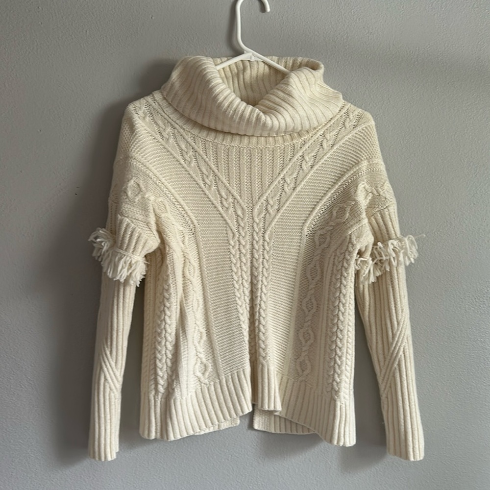 Cream knit sweater